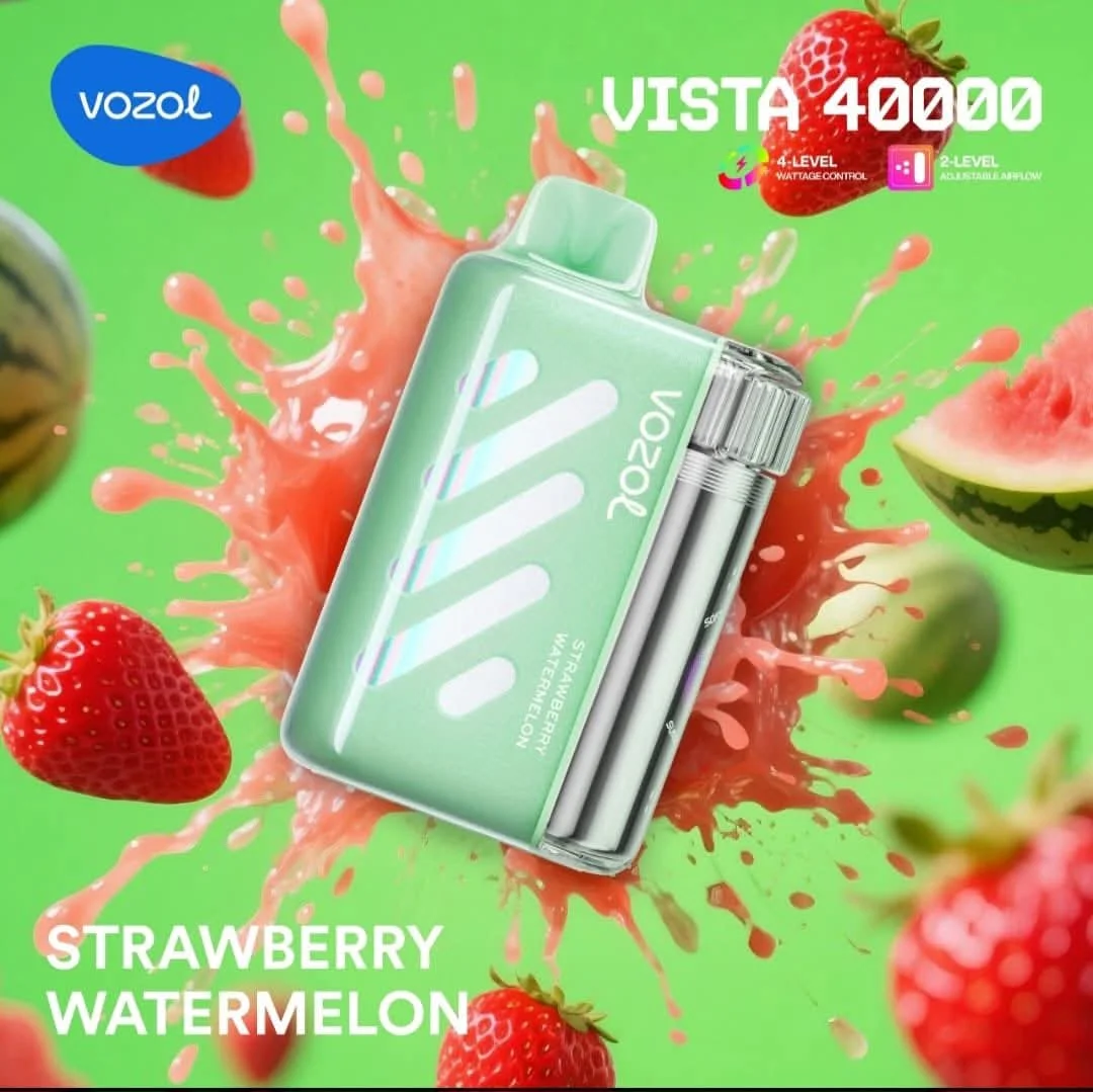 Vozol-Vista-40K-strawberry-watermelon.webp Vozol Vista 40000 Strawberry Watermelon - Görsel 1