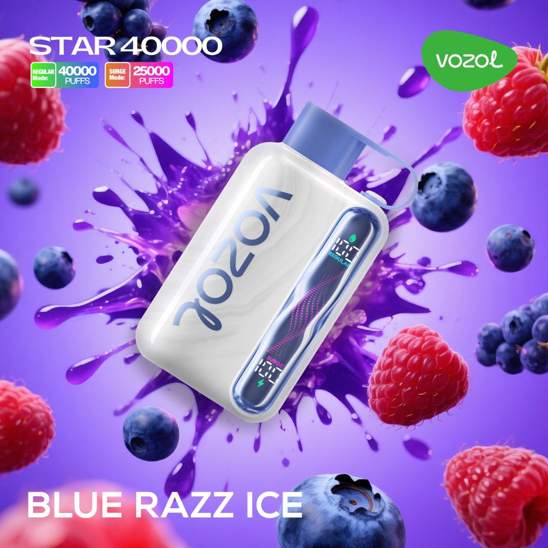vozol-star-40000-bluerazz-ice Vozol Star 40000 Bluerazz Ice