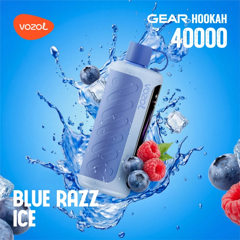 Vozol-Gear-Hookah-40000-Puffs-Blue-Razz-Ice.webp Vozol Hookah 40000 Blue Razz Ice - Görsel 1