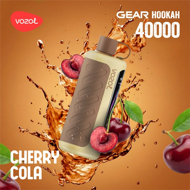 Vozol-Gear-Hookah-40000-Puffs-Cherry-cola.webp Vozol Hookah 40000 Cherry Cola - Görsel 1