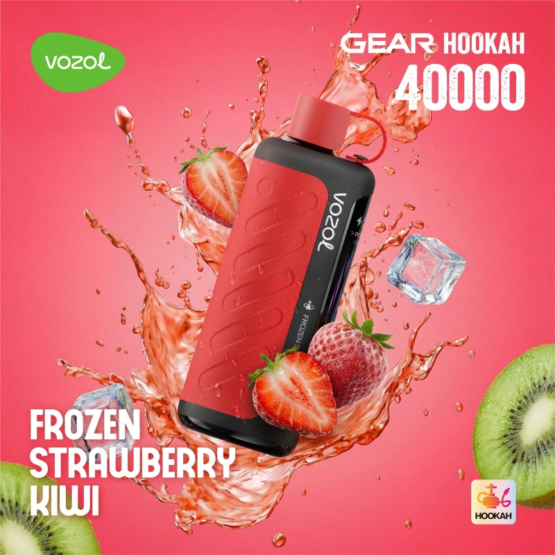 Vozol-Gear-Hookah-40000-Puffs-Frozen-Strawberry-Kiwi.webp Vozol Hookah 40000 Frozen Strawberry Kiwi - Görsel 1